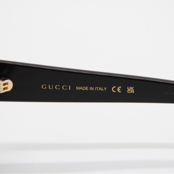 NEW GUCCI GG1257SA 004 BLACK SUNGLASSES GUCCI GG 1257SA - Picture 9 of 12